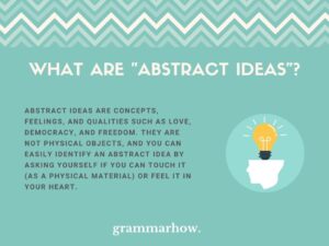 abstract ideas for essays