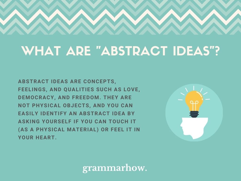 11 Examples Of What Abstract Ideas Are (Explained For Beginners)