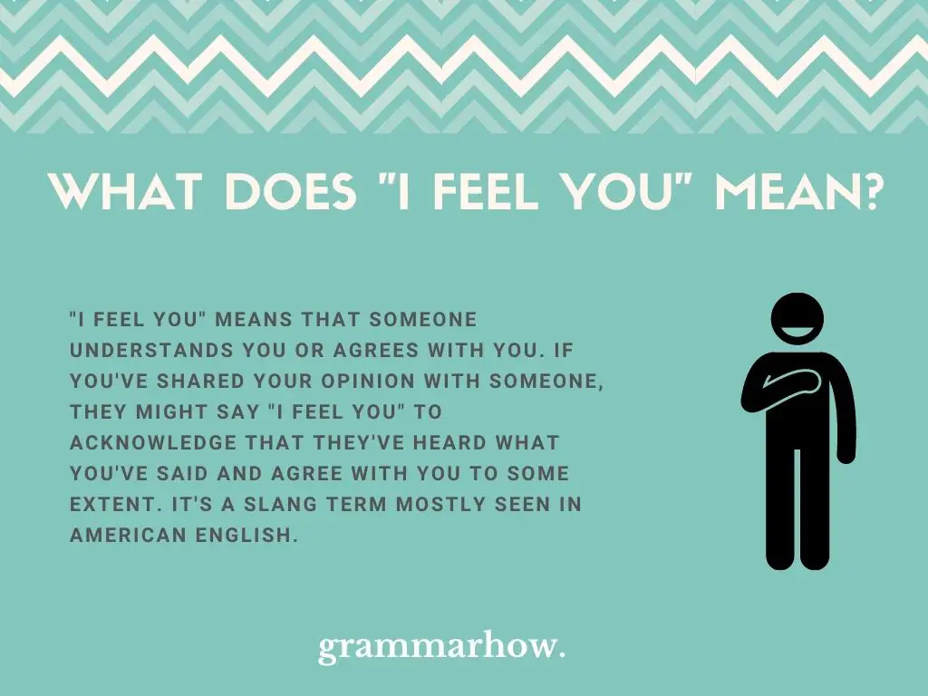 What does "I Feel You" Mean?