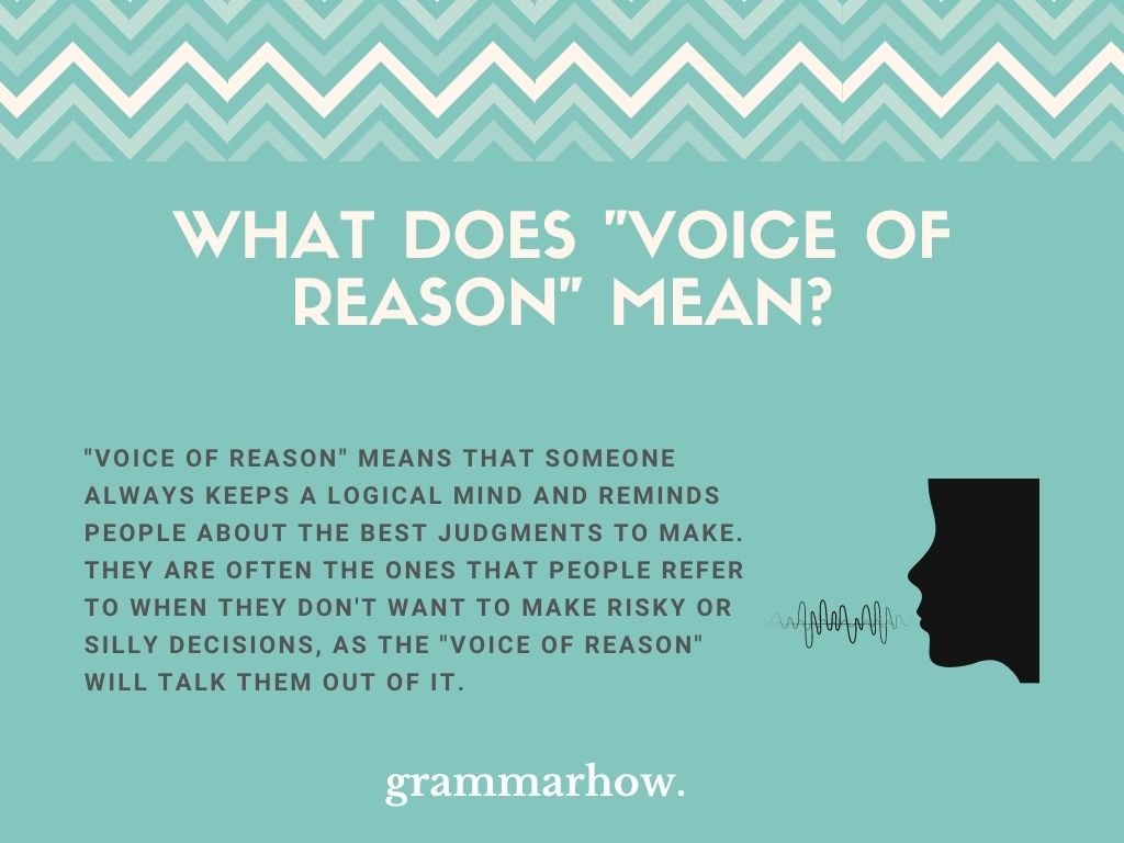 Understanding Voice of Reason: Definition and Examples