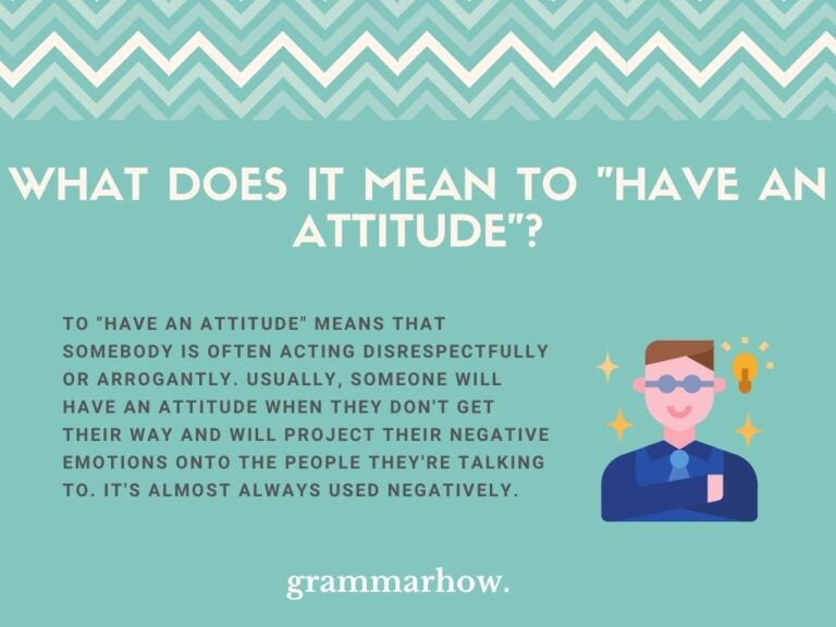 What Does Personal Attitude Mean