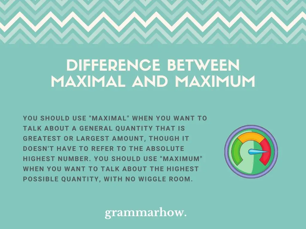 What Is The Difference Between Maximal And Maximum?
