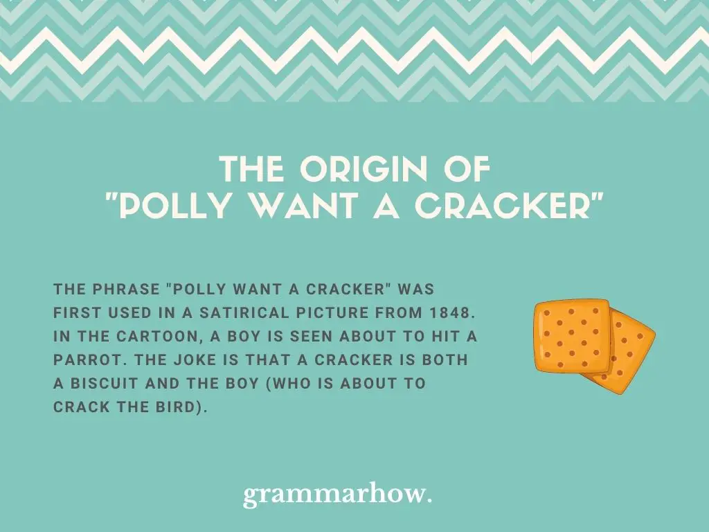 The Origin Of "Polly Want A Cracker"