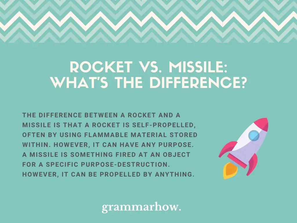 Rocket Vs. Missile: What's The Difference?