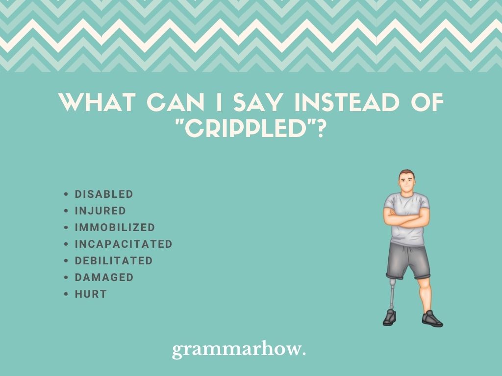 How Do You Use The Word Crippled In A Sentence