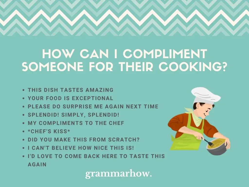 9 Best Food Compliments (Praising Words For Cooking)