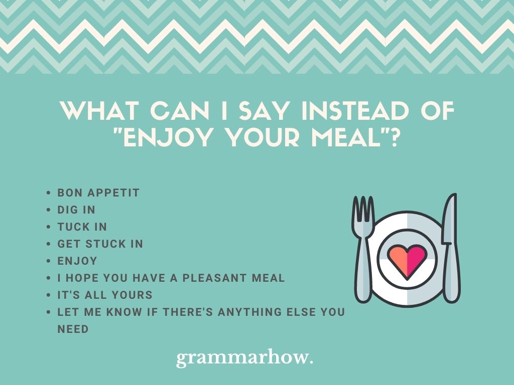 8 Better Ways To Say Enjoy Your Meal 