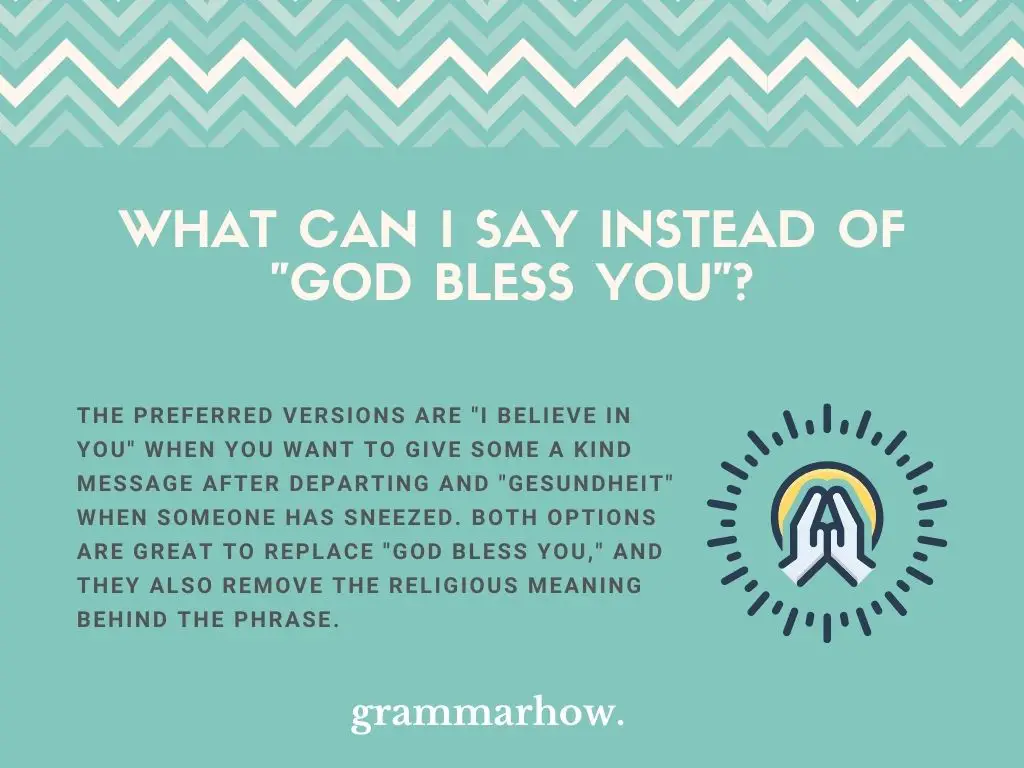 better ways to say god bless you