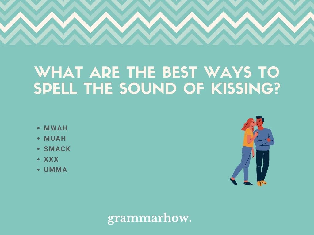 kiss sound spelling