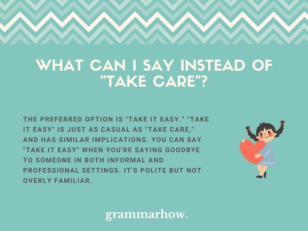 12 Better Ways To Say Take Care 