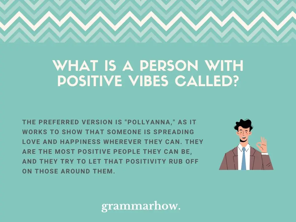 Words For A Person With Positive Vibes