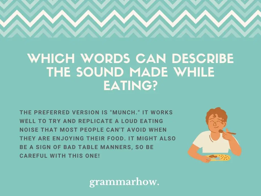 eating sounds words
