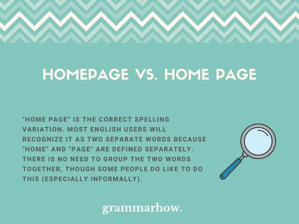 Homepage or home page