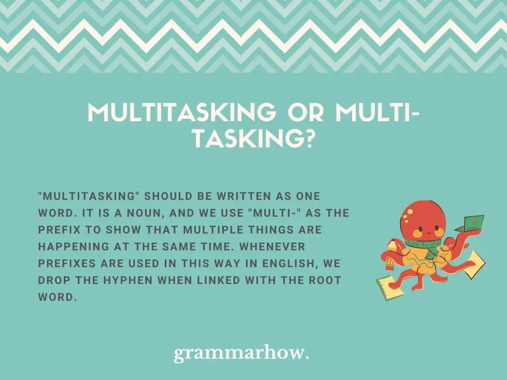 Multitasking or Multi-tasking?