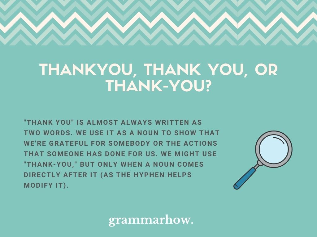 Thankyou Thank You Or Thank you Helpful Examples 