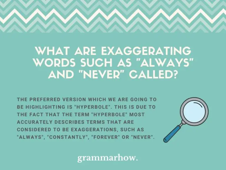 10 Terms For Exaggerating Words Such As 