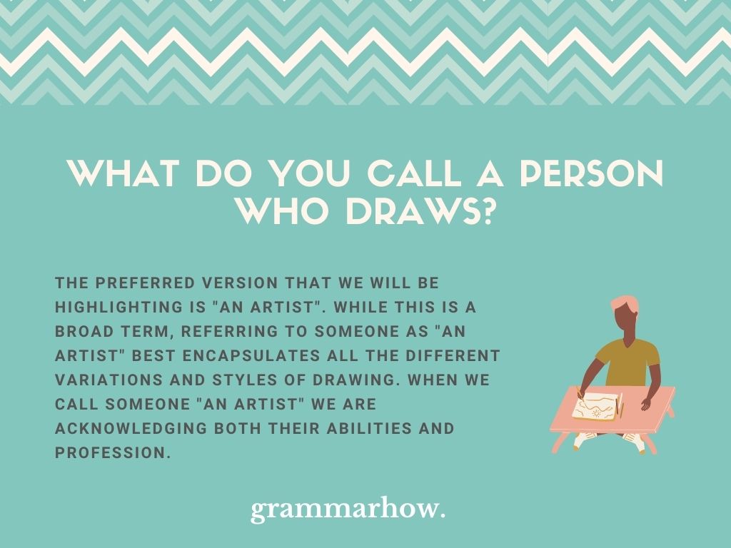 Words For A Person Who Draws