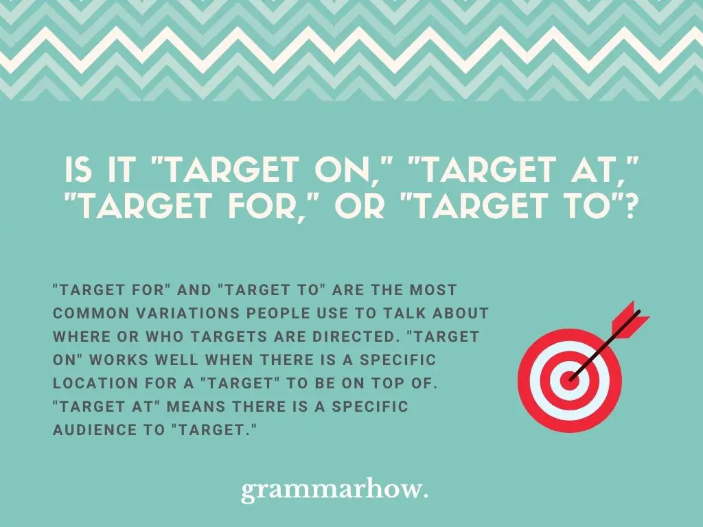 target on at for to