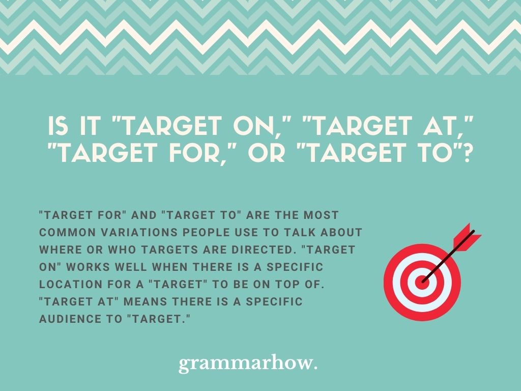 target on at for to