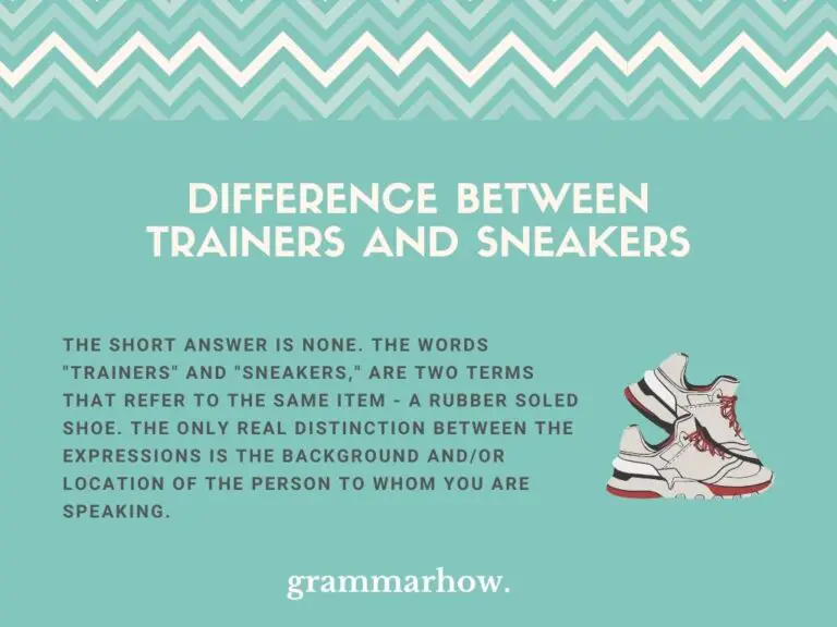 Sneakers vs. Trainers - Difference With UK/US Statistics
