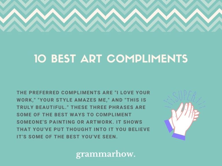 10 Best Art Compliments Praising Words For Artists 