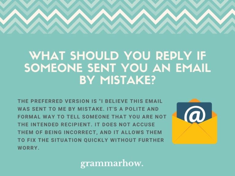 10 Formal Replies If Someone Sent You An Email By Mistake