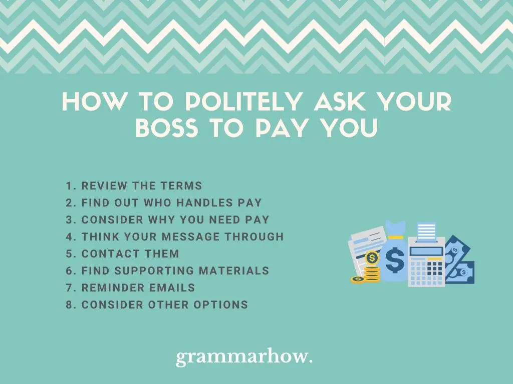 How To Politely Ask Your Boss To Pay You