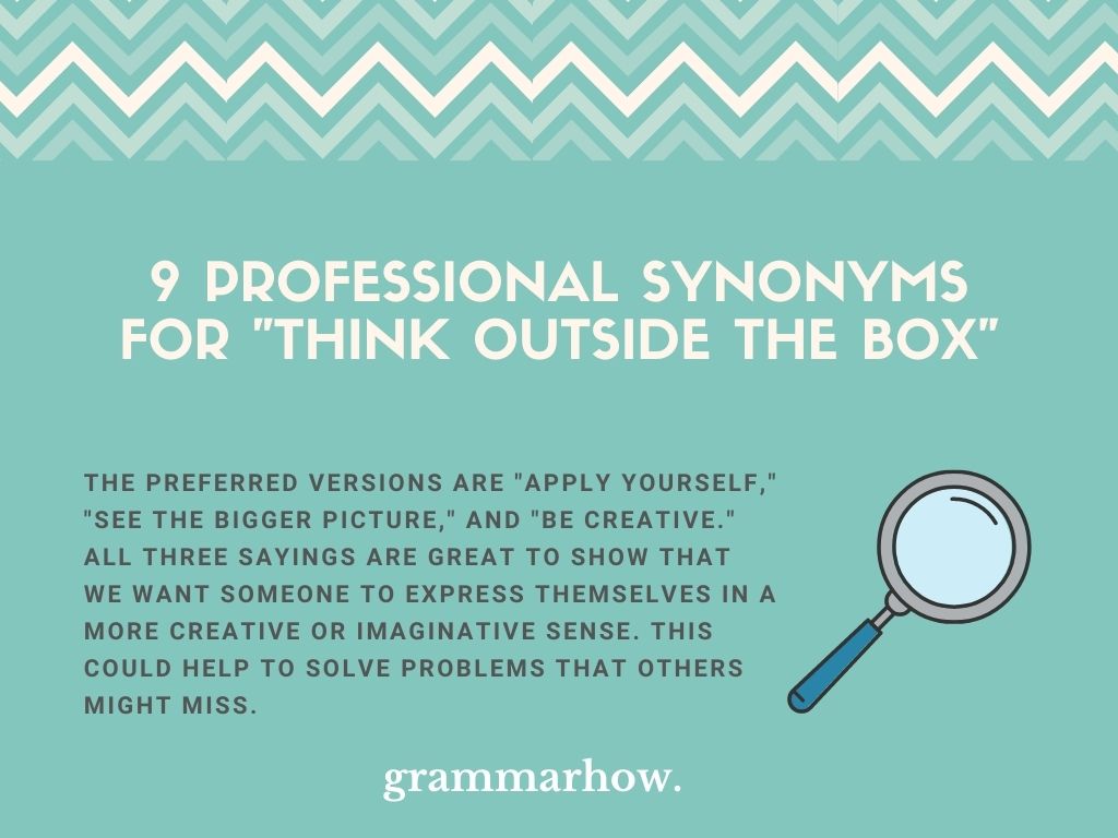 9-professional-synonyms-for-think-outside-the-box