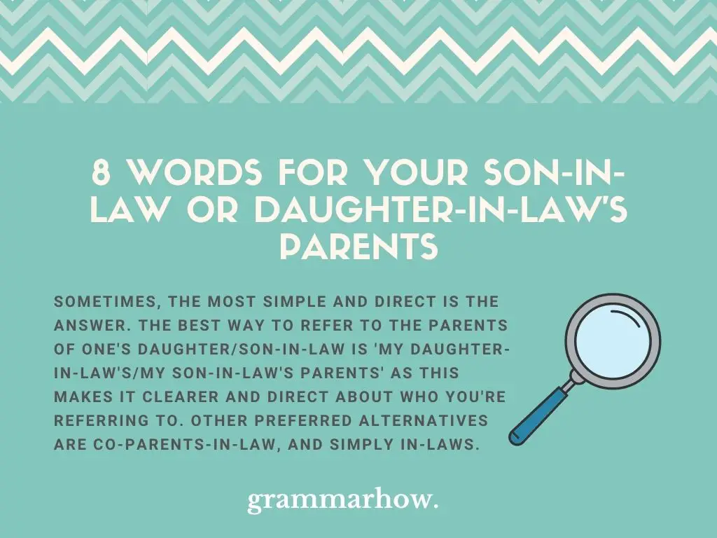 Words For Your Son-in-Law or Daughter-in-Law’s Parents