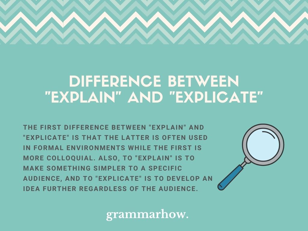 Explain vs explicate difference explained with examples trendradars
