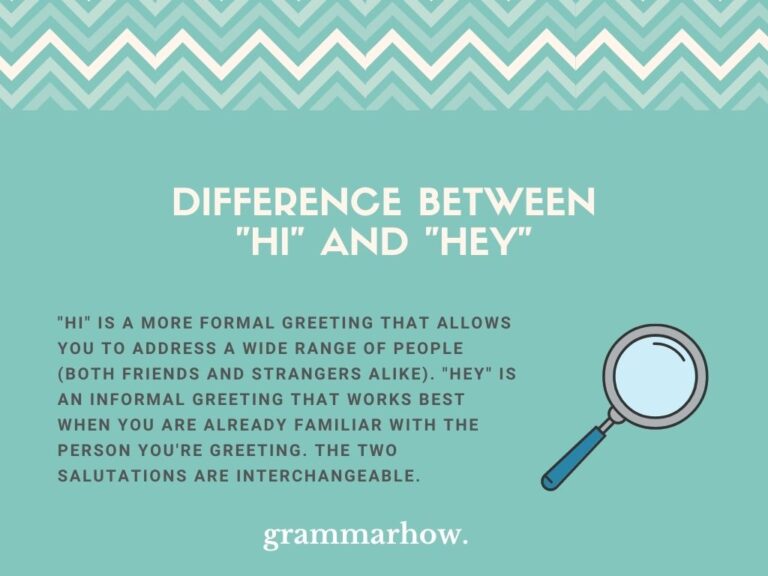 Hi Vs Hey Difference Explained When To Use Which 