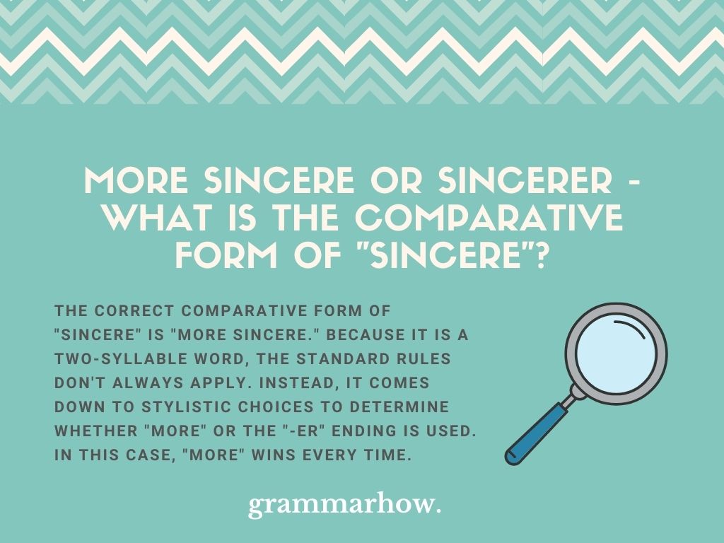 Strict Comparative And Superlative Forms