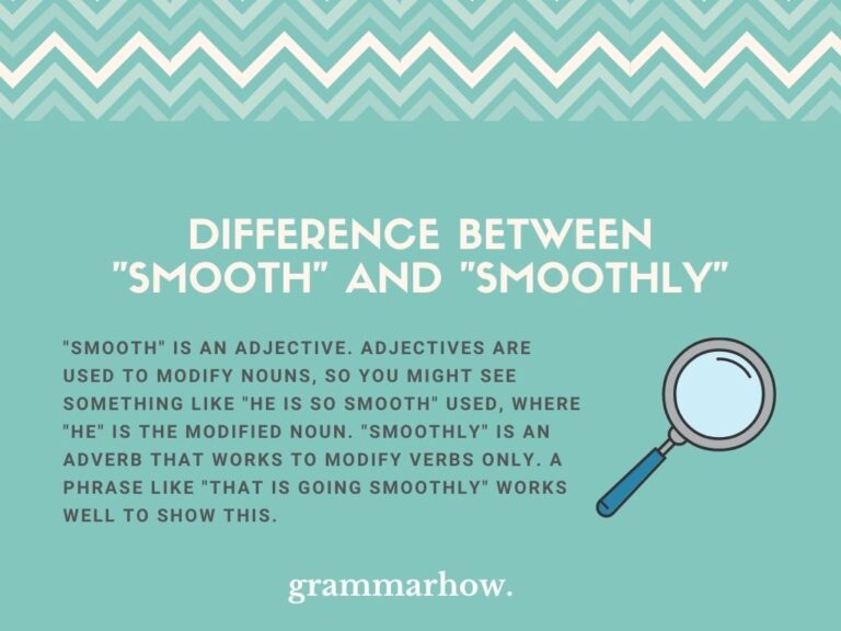 Smooth Or Smoothly Difference Explained With Examples 