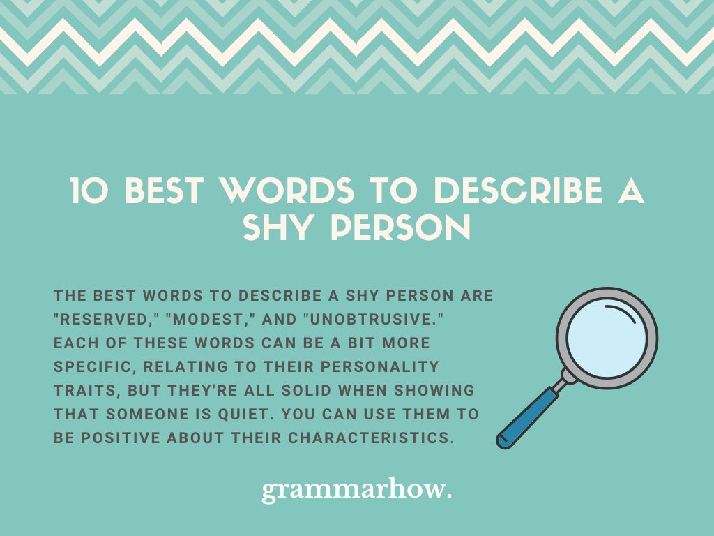 10 Best Words To Describe A Shy Person