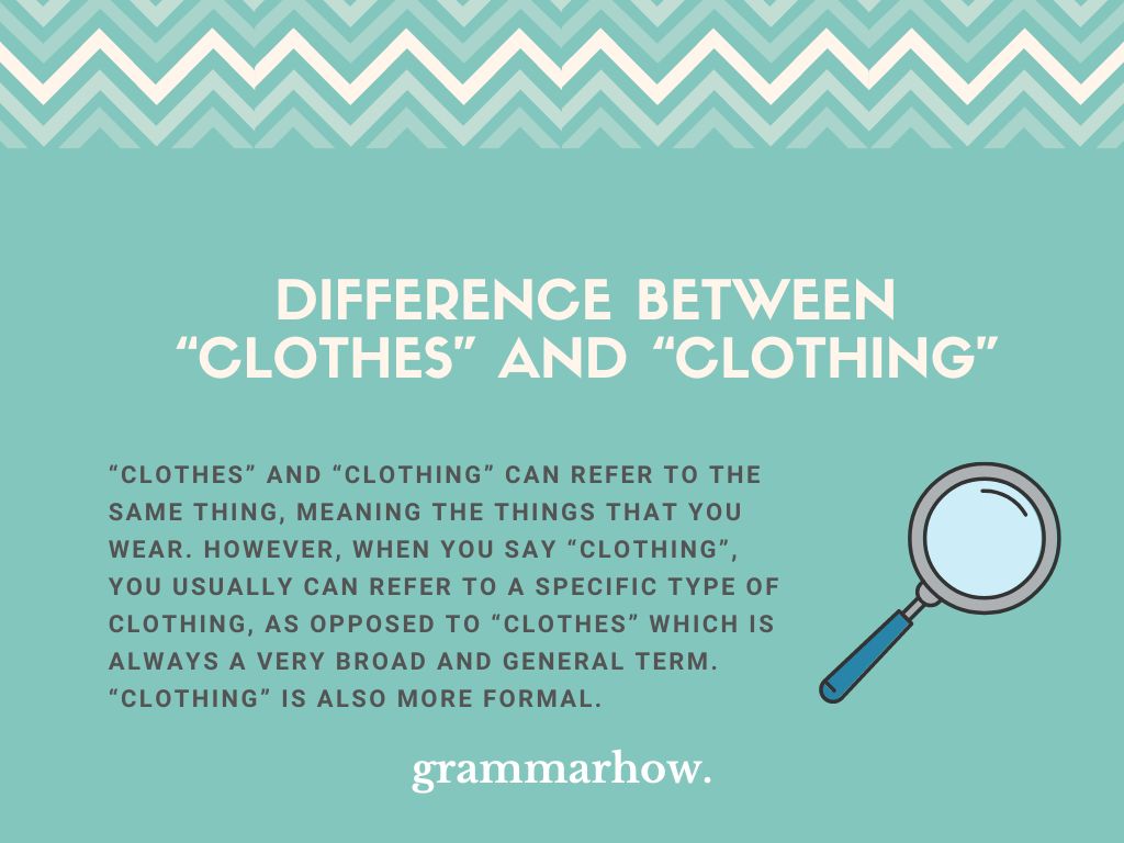 Difference Between Outfit And Clothes