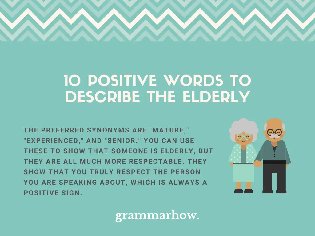 Positive Words to Describe the Elderly