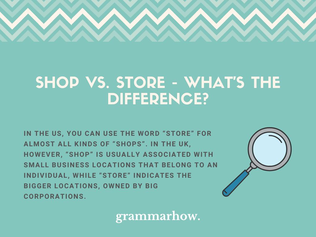 Shop Vs Store