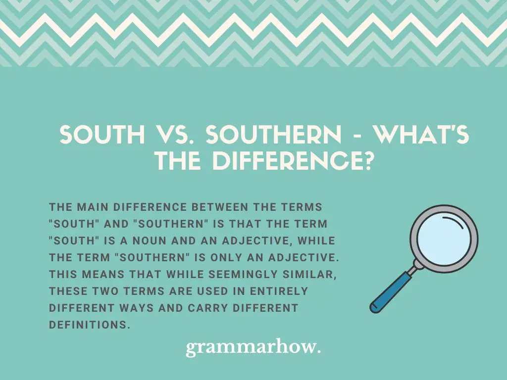 South vs. Southern