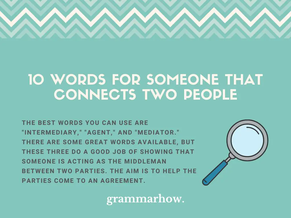 Words for Someone That Connects Two People