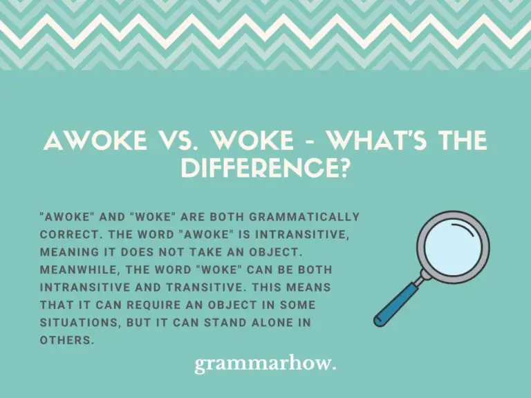 Awoke vs. Woke Difference Explained (Helpful Examples)