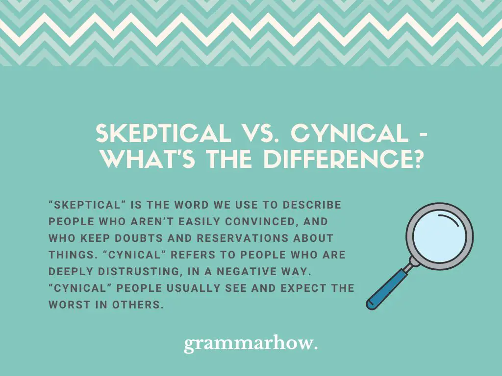 skeptical vs cynical