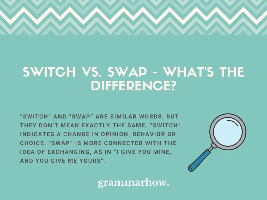 switch vs swap