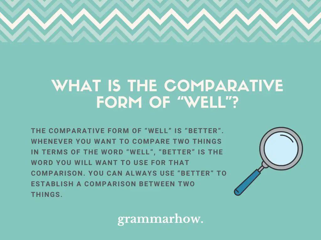 What Is The Comparative Form Of Weak
