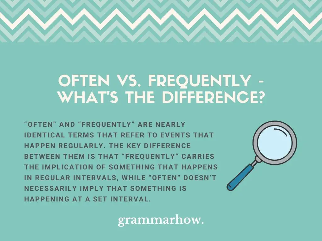 Often vs. Frequently