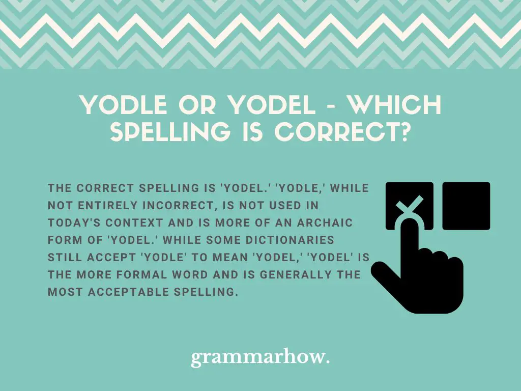 Yodle or Yodel