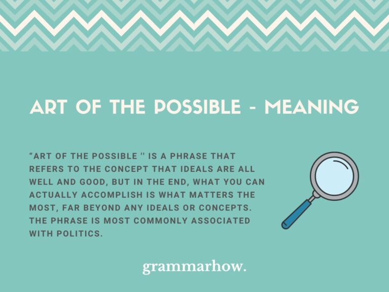 art-of-the-possible-meaning-example-sentences