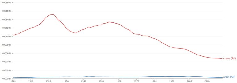 Crain or Crane  Which Spelling Is Correct? (With Examples)
