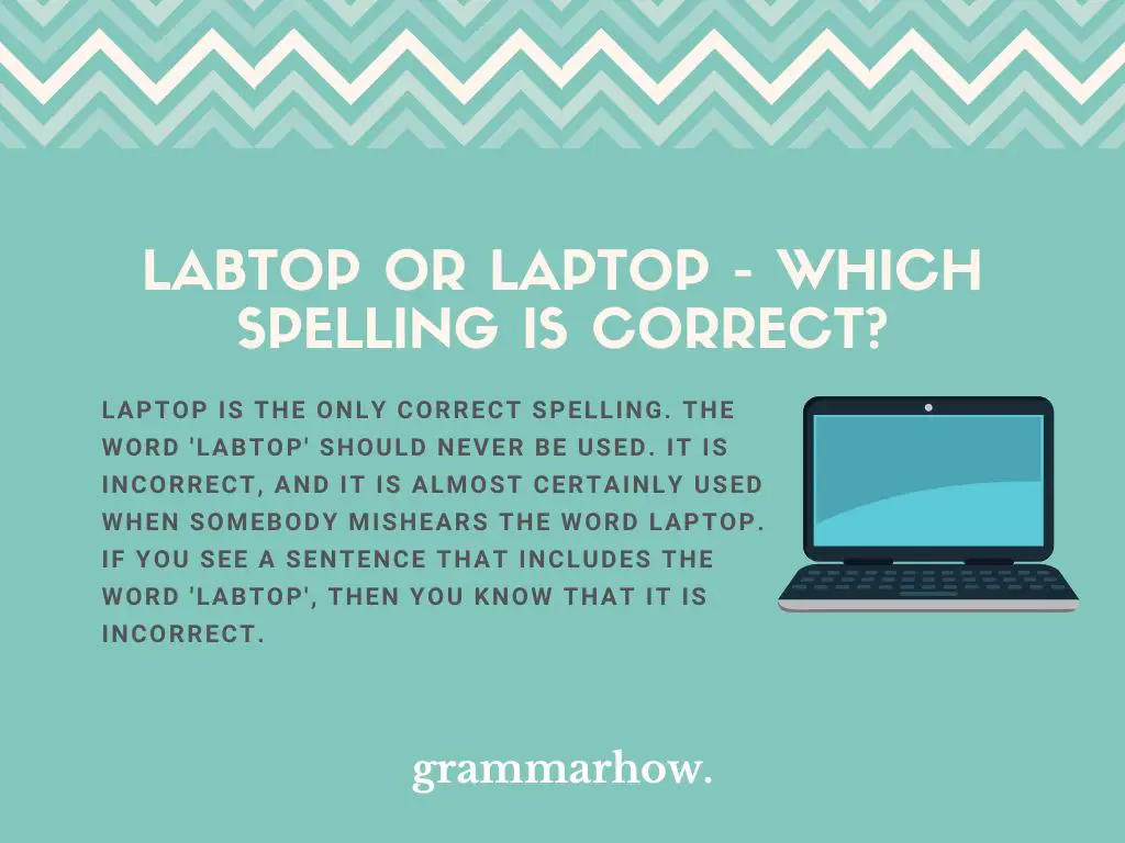 labtop or laptop