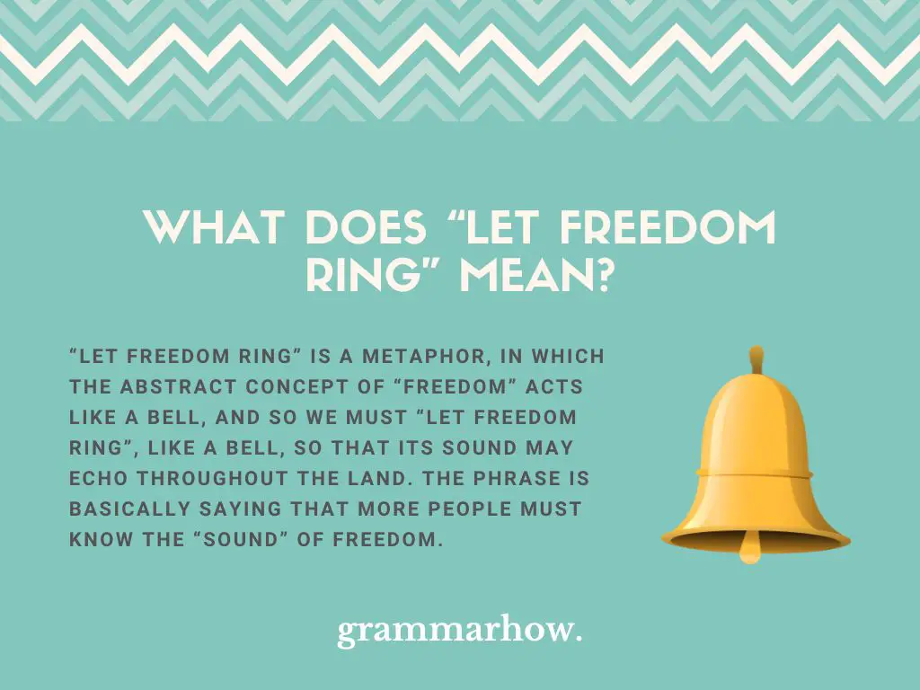let freedom ring meaning