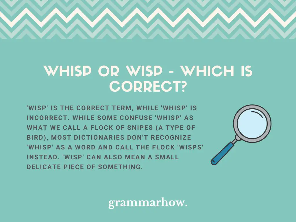 whisp or wisp